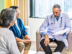 seniors at doctors office