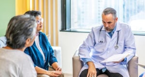 seniors at doctors office