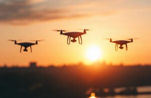 https://www.vecteezy.com/photo/59966413-three-drones-flying-in-the-air-at-sunset