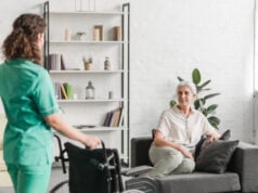 What Typically Happens During a Professional In-Home Care Visit? https://www.freepik.com/free-photo/nurse-bringing-wheelchair-her-senor-female-patient-sitting-couch_2640008.htm#fromView=search&page=1&position=13&uuid=f94932b6-b1cd-4046-bde5-ab60e63b0c31&query=inhome+care