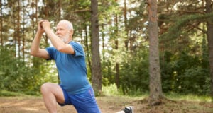 4 At-Home Fitness Tests for Aging and Longevity https://www.freepik.com/free-photo/outdoor-image-active-senior-man-running-shoes-stepping-forward-doing-lunges-keeping-hands-together-front-his-face-attractive-healthy-male-pensioner-stretching-leg-muscles-forest_11892890.htm#fromView=search&page=1&position=18&uuid=c88209b6-6df6-4433-b17c-46cf22c60619&query=senior+stretching