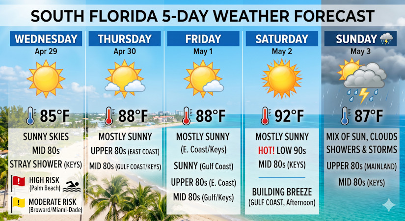 Sunny Skies and Climbing Temperatures Precede Weekend Storms - South ...