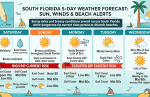 South Florida Outlook: Radiant Sun and Brisk Winds Dominate the Upcoming Week