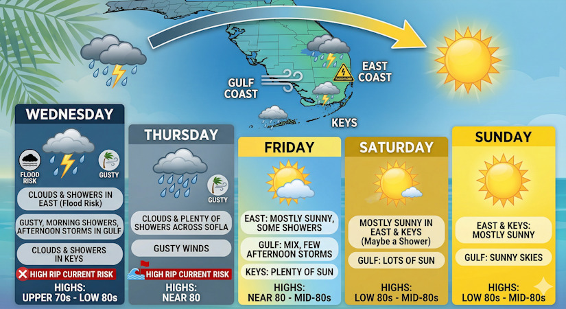 Midweek Storms And Flooding Risks Give Way To A Sunny And Warm Spring ...