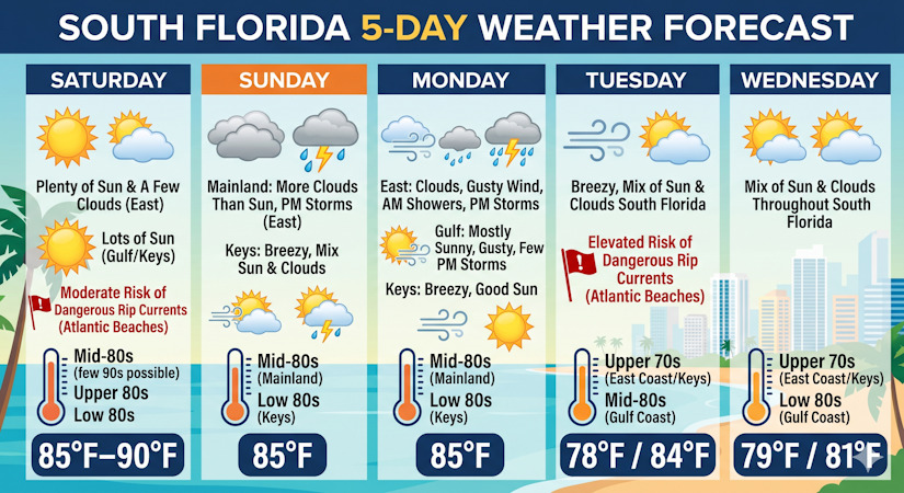 South Florida Heat Waves Goodbye as Storms and Gusty Breezes Roll In ...