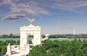 Trump Unveils “Triumphal Arch” Renderings: A 250-Foot Gilded Vision for America’s Semiquincentennial Milestone