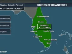 Florida Drought Relief: Slow-Moving Storm System Poised to Drench State and Diminish Growing Wildfire Threats