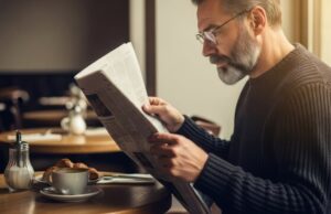 https://www.vecteezy.com/photo/74414231-a-man-reading-a-newspaper-in-a-cafe
