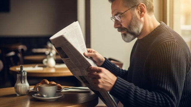 small-vecteezy_a-man-reading-a-newspaper-in-a-cafe_74414231_small https://www.vecteezy.com/photo/74414231-a-man-reading-a-newspaper-in-a-cafe