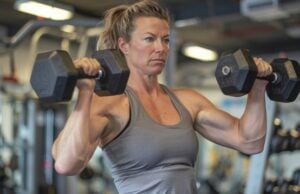 5 Things Everyone Should Know About the New Strength-Training Guidelines https://www.vecteezy.com/photo/53694764-a-muscular-woman-lifts-weights-in-a-gym-she-is-wearing-a-gray-tank-top-and-black-shorts-she-has-her-hair-in-a-ponytail-and-is-looking-at-the-weights-she-is-lifting