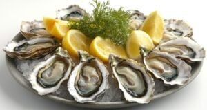 https://www.vecteezy.com/photo/52071804-delicious-oysters-arranged-on-a-chilled-platter-garnished-with-lemon-wedges-and-herbs