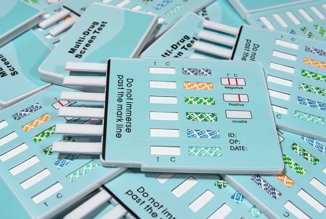 Multi drug screen-test panels close up https://www.vecteezy.com/photo/55364981-multi-drug-screen-test-panels-close-up