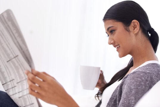 https://www.magnific.com/premium-photo/happy-woman-reading-newspaper-home-morning-with-story-coffee-news-relax-press-print-calm-female-person-from-india-with-paper-publication-tea-house-with-smile_172462102.htm#fromView=search&page=3&position=6&uuid=79c158d3-5f62-4f36-acad-26b4017f5057&query=person+newspaper