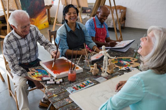 29335 https://www.magnific.com/premium-photo/high-angle-view-cheerful-senior-friends-painting-canvas_6405425.htm#fromView=search&page=1&position=14&uuid=7bff07e8-18bf-474e-88ed-f32c744ac97b&query=senior+painting+class
