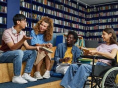 https://www.magnific.com/premium-photo/diverse-group-students-college-library-including-young-woman-wheelchair-enjoying-discussion_31336750.htm#fromView=search&page=1&position=42&uuid=f27a1f20-13ce-4847-897a-62f755aa32f8&query=handicap+students
