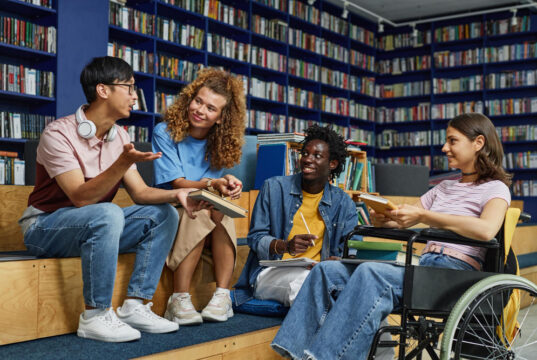https://www.magnific.com/premium-photo/diverse-group-students-college-library-including-young-woman-wheelchair-enjoying-discussion_31336750.htm#fromView=search&page=1&position=42&uuid=f27a1f20-13ce-4847-897a-62f755aa32f8&query=handicap+students