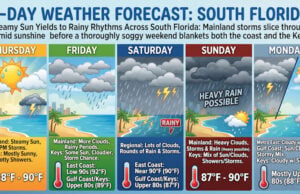 Steamy Sun Yields to Rainy Rhythms Across South Florida