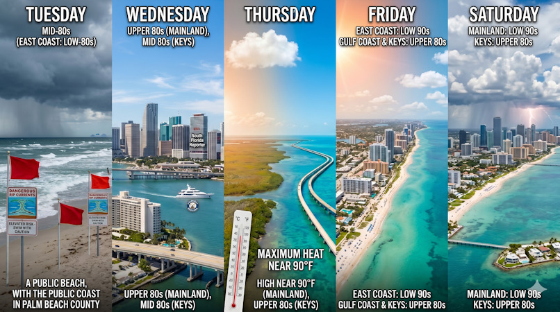 South Florida Forecast: Dangerous Coastal Rip Currents and Storms ...