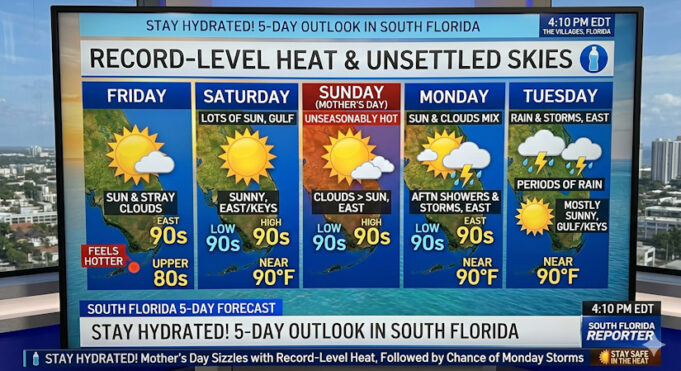South Florida Braces For Sizzling Mother’s Day Weekend With Record ...