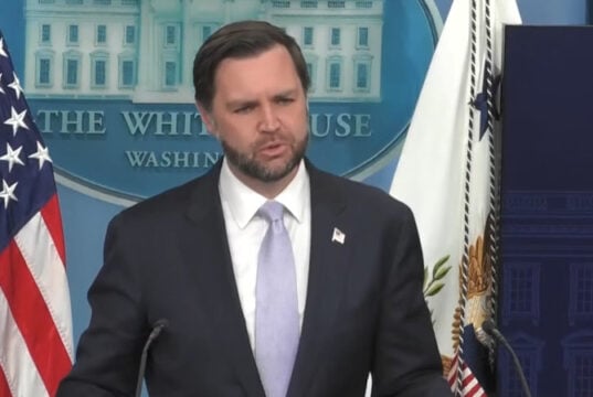 Vance Defends $1.8 Billion Legal Restitution Fund While Affirming ‘Locked and Loaded’ Military Stance on Iran (Video)