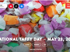 Enough Taffy Is Made In 1-Hour To Cover 1/3 The Length of Atlantic City (1.3 miles). (Video)