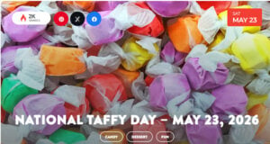 Enough Taffy Is Made In 1-Hour To Cover 1/3 The Length of Atlantic City (1.3 miles). (Video)
