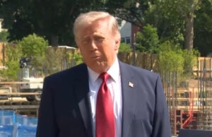 Trump Touts ‘Six-Inch Bulletproof Glass’ at White House Ballroom Huddle While Issuing Final Nuclear Warning to Iran (Video)