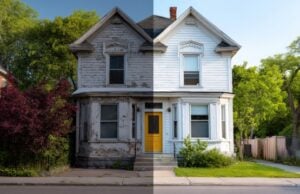 How Florida Weather Can Affect Your Home’s Exterior https://www.vecteezy.com/photo/73973074-a-striking-comparison-of-an-abandoned-weathered-house-alongside-a-beautifully-renovated-home-showcasing-urban-transformation
