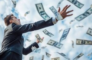 How To Invest Your Unexpected Financial Windfall https://www.vecteezy.com/photo/42567169-ai-generated-ai-generated-businessman-catching-flying-dollar-banknotes