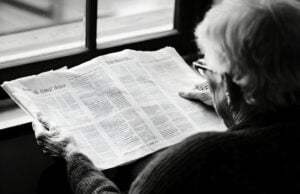 Florida Newspaper Front Pages https://www.vecteezy.com/photo/60532938-an-elderly-woman-reading-the-newspaper