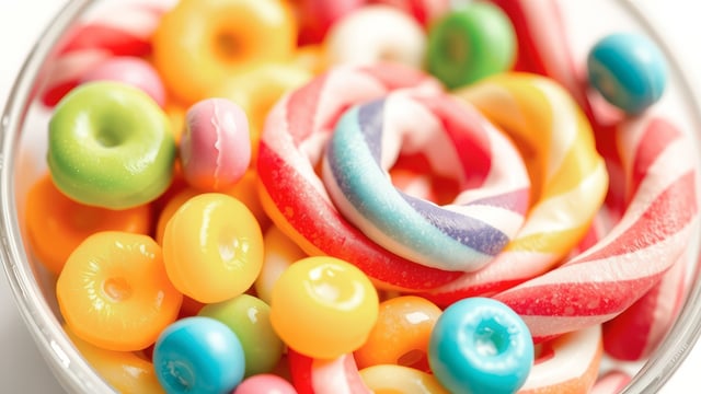 https://www.vecteezy.com/photo/49683636-colorful-candy-in-glass-bowl
