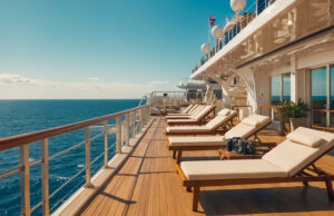 Cruise Travel Is Having More Than A Moment. It’s Having A Decade. https://www.vecteezy.com/photo/45552754-empty-sun-loungers-on-the-deck-of-a-luxury-cruise-ship