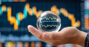 Why Cost is the Ultimate Predictor of Long-Term Investment Performance (Video) https://www.vecteezy.com/photo/72526765-hand-holding-crystal-ball-reflecting-stock-market-chart