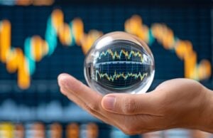 Why Cost is the Ultimate Predictor of Long-Term Investment Performance (Video) https://www.vecteezy.com/photo/72526765-hand-holding-crystal-ball-reflecting-stock-market-chart