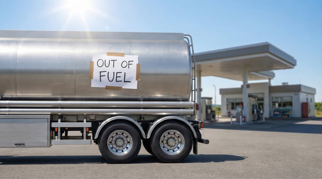 https://www.vecteezy.com/photo/78269850-oil-price-global-crisis-fuel-tanker-truck-empty-at-gas-station-shortage-worry