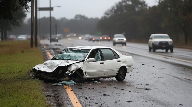 https://www.vecteezy.com/photo/63167181-traffic-accident-damaged-white-car-stopped-on-highway-roadside