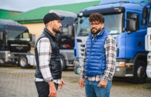 Starting a Trucking Company in 2026? Here’s the Compliance Roadmap Most New Carriers Miss https://www.vecteezy.com/photo/74597052-truck-drivers-discussing-logistics-in-truck-parking-lot