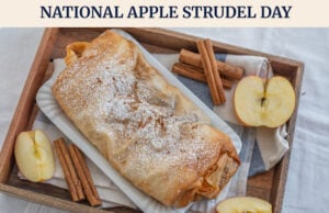 The Oldest Strudel Recipe Is A Handwritten Document From 1696. It Is On Display At The Viennese City Library