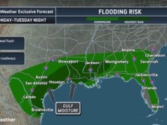 Tropical Rainstorm Path Tracked as Gulf Coast Braces for Massive Southern Soaker and Life-Threatening Flash Flood Risk (Video)