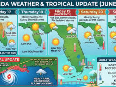 Sweltering Heatwaves Grip Florida as Gulf Cyclone Nears Tropical Storm Status