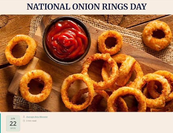 Onion ring