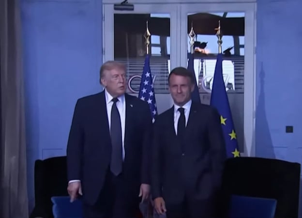 Trump Macron