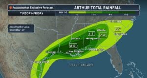 Arthur Forms in the Gulf: Torrential Rain and Flash Flooding Threaten the Southeast