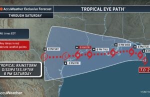 AccuWeather Tracks Tropical Depression 2 Heading Toward Louisiana Landfall With Severe Flood Risks