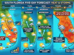 Sweltering Week Ahead: High Heat and Afternoon Storms Take Over South Florida