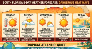 South Florida Sizzles Under Dangerous July Heat Wave