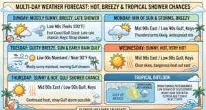 Sizzling Skies and Tropical Sighs: Your Mid-July Weather Breakdown