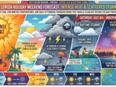 South Florida Holiday Weekend Forecast: Intense Heat and Scattered Storms Ahead