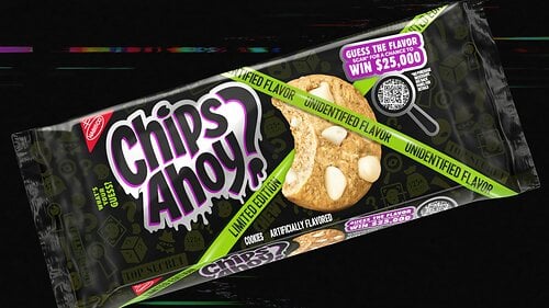 Mondelēz-Chips-Ahoy-Mystery-Cookie https://www.prnewswire.com/news-releases/the-chips-ahoy-brand-launches-first-ever-mystery-flavor-challenging-fans-to-solve-the-case-302836747.html?_sp=6ca37793-ac58-4ad3-b018-010d6ce72d71.1785538588230