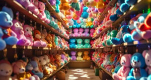 Everything You Should Know Before Buying a Hatsune Miku Plush https://www.vecteezy.com/photo/53731508-colorful-stuffed-animals-on-shelves